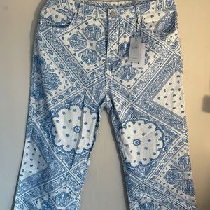 Cider Blue and White Pants - NWT